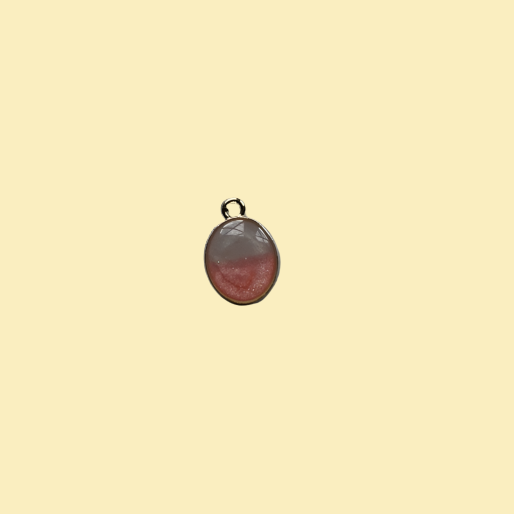 Marble pearl charm