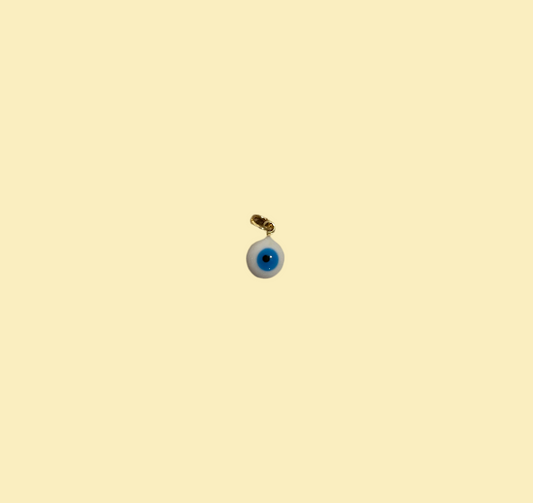 White evil eye