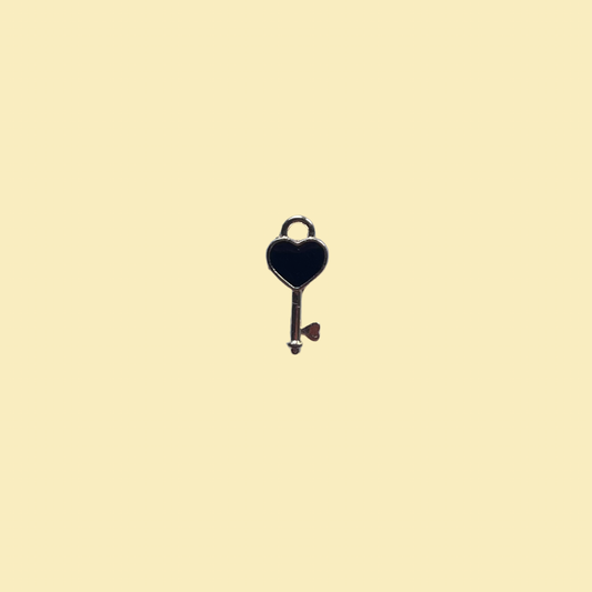 Key with heart charm