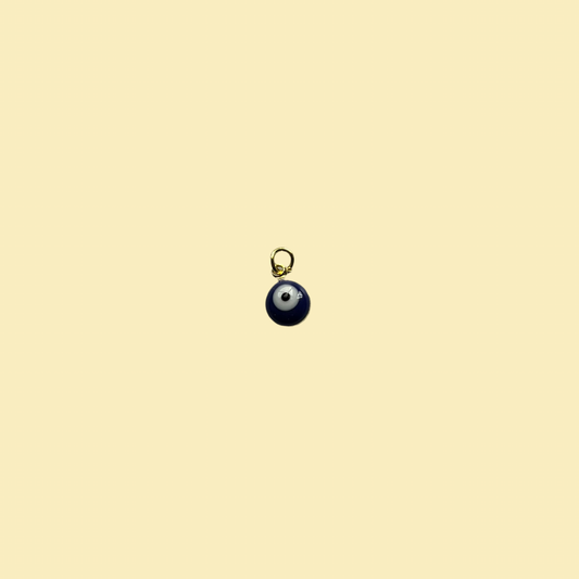White and blue evil eye