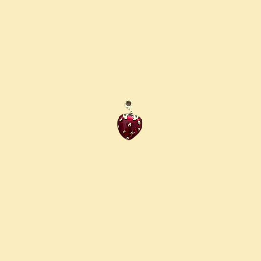 Small strawberry charm