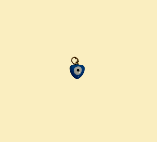 Heart shaped evil eye