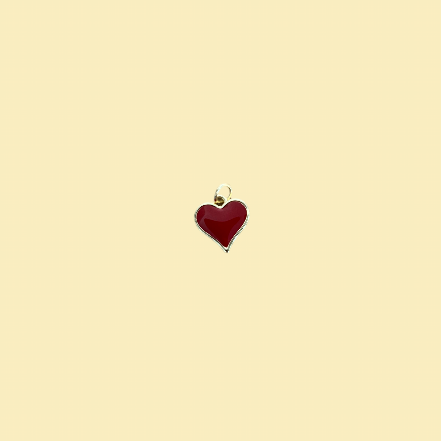 Red heart charm