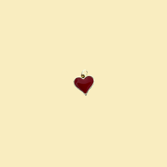 Red heart charm