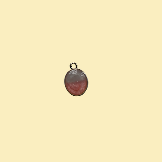 Marble pearl charm