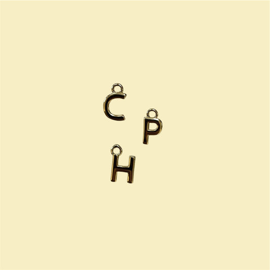 Letter charm