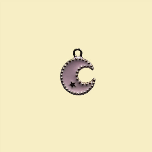 Pink moon charm