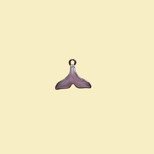 Light pink dolphin fin charm