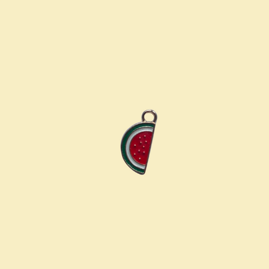 Half watermelon charm